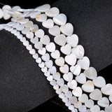 Heart-shaped Shell Beads for Jewelry Making DIY Bracelet Necklace 6-15mm