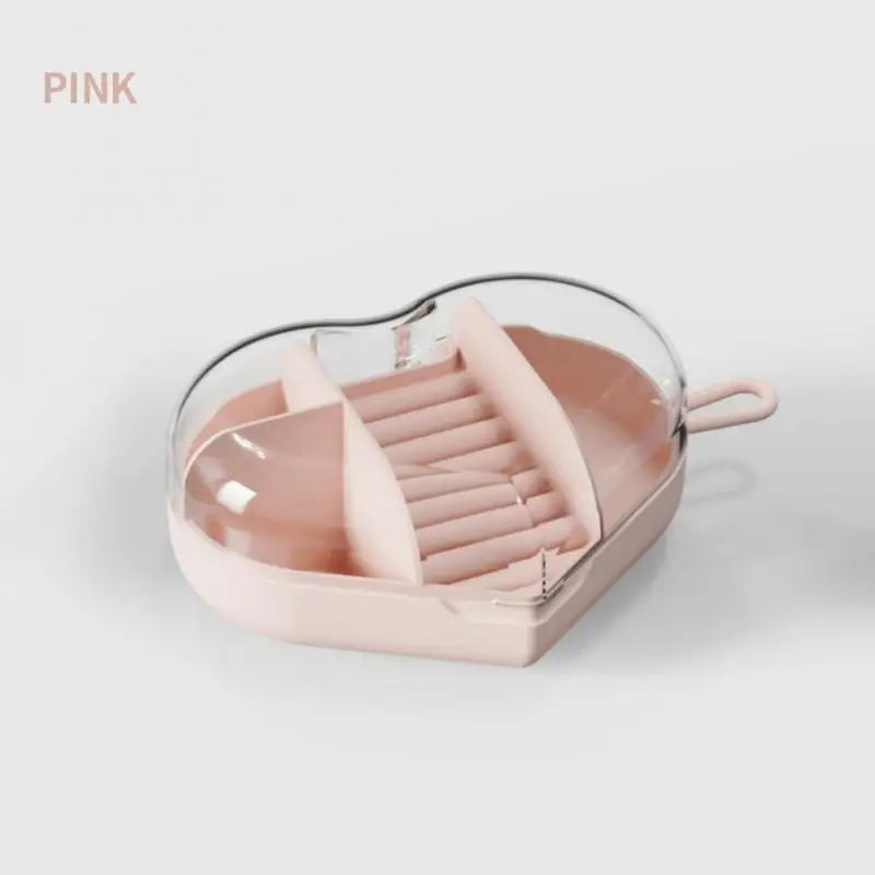 Heart-shaped Travel Earring Box Jewelry Display Packaging