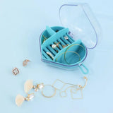 Heart-shaped Travel Earring Box Jewelry Display Packaging