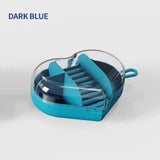 Heart-shaped Travel Earring Box Jewelry Display Packaging