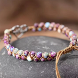 Heartbeat Charm Stone Anxiety Bracelet