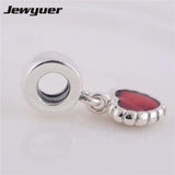 Sterling Silver Hearts Dangles Charms for European Bracelets