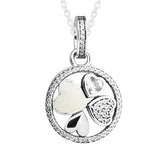 Love Clover Necklaces 925 Sterling Silver Jewelry For Woman