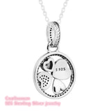 Hearts of Love 925 Sterling Silver Pendant Choker for Women
