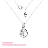 Hearts of Love 925 Sterling Silver Pendant Choker for Women