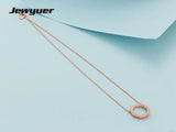 Rose Necklace Women 925 Silver Chain Fine Jewelry