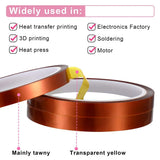 Heat Resistant Gloves & 3 10mm X33M 108Ft Heat Press Tape