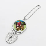 Heat Sublimation Car Keychain Angel Wing Blank
