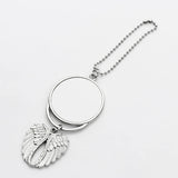 Heat Sublimation Car Keychain Angel Wing Blank