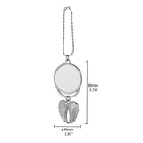 Heat Sublimation Car Keychain Angel Wing Blank