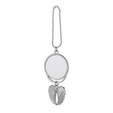 Heat Sublimation Car Keychain Angel Wing Blank