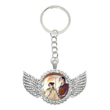 Heaven Official's Blessing Hua Cheng Xie Lian Cosplay Angel Keychain
