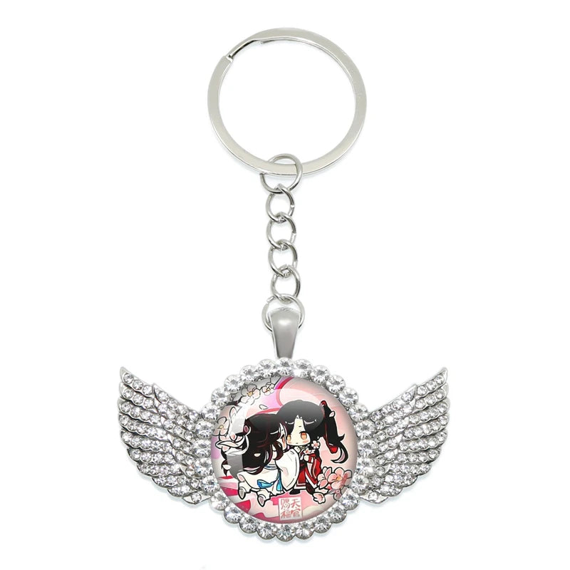 Heaven Official's Blessing Hua Cheng Xie Lian Cosplay Angel Keychain