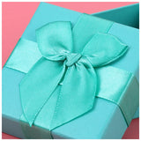 Heaven Earth Cover Jewelry Box Ribbon Bow Ring Necklace Bracelet Earrings