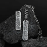 No Taboo Couples Lucky Pendant Necklace Retro Style