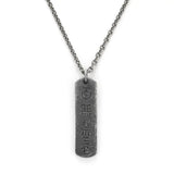 No Taboo Couples Lucky Pendant Necklace Retro Style