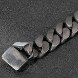 25MM Wide Stainless Steel Men Bracelet Adjustable Length