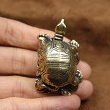 Solid Copper Antique Turtle Small Home Decor Ornaments