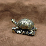 Solid Copper Antique Turtle Small Home Decor Ornaments