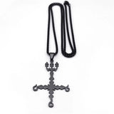 Heavy Metal 666 Sigil Cross Necklace