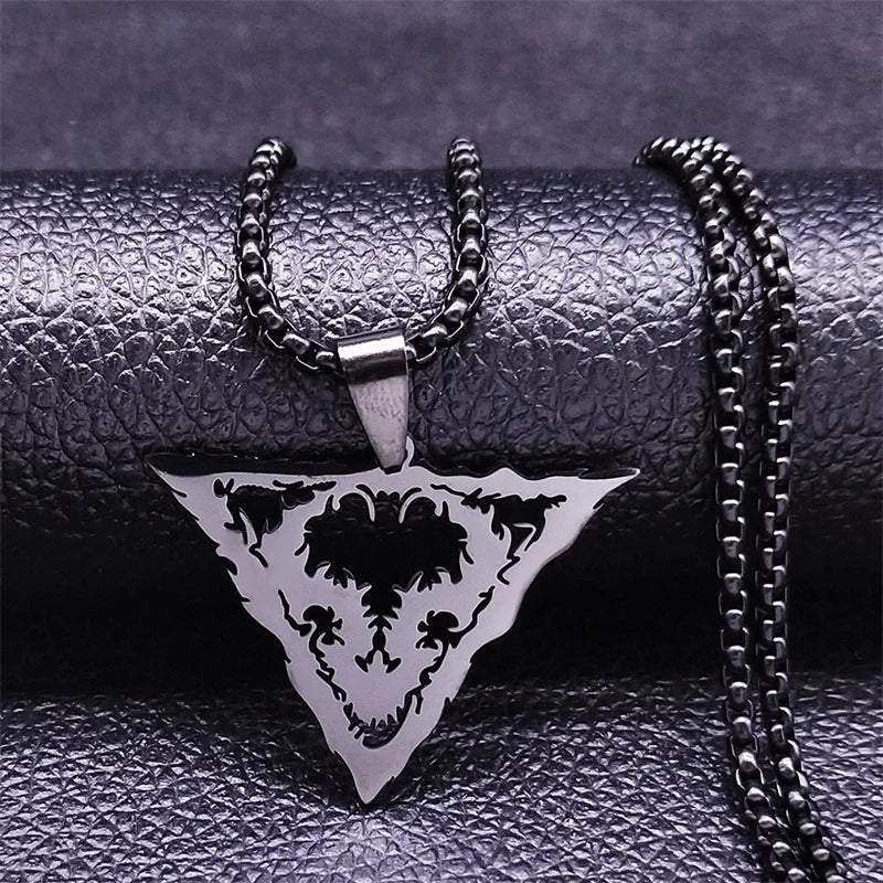 Heavy Metal Satan Sheep Head Necklace