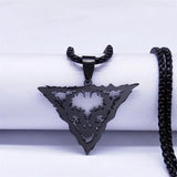 Heavy Metal Satan Sheep Head Necklace