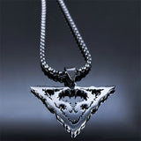 Heavy Metal Satan Sheep Head Necklace