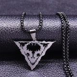 Heavy Metal Satan Sheep Head Necklace