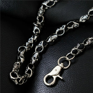 Skull Wallet Chain Ethnic Biker Punk Jean Chain Trouser Chain For Bike