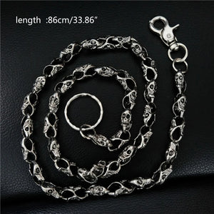Skull Wallet Chain Ethnic Biker Punk Jean Chain Trouser Chain For Bike
