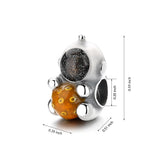 Hebeier Astronaut S925 Silver Charm for DIY Jewelry