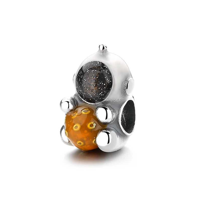 Hebeier Astronaut S925 Silver Charm for DIY Jewelry