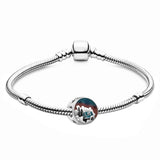 Hebeier Camping In Snow S925 Sterling Silver Charm Pendant Beads
