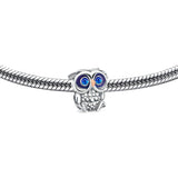 Hebeier Cartoon Owl S925 Sterling Silver Charm Pendant