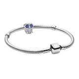 Hebeier Cartoon Owl S925 Sterling Silver Charm Pendant