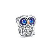 Hebeier Cartoon Owl S925 Sterling Silver Charm Pendant
