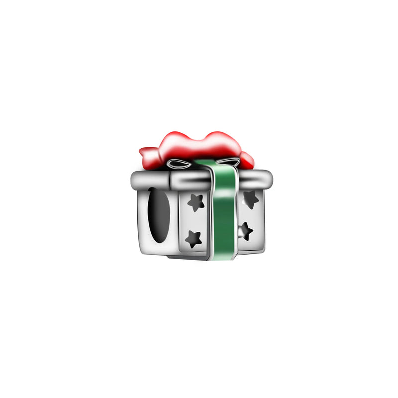 Hebeier Christmas S925 Silver Charm Beads for Jewelry