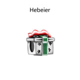 Hebeier Christmas S925 Silver Charm Beads for Jewelry