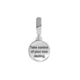 Hebeier Astronaut Enamel Charm Pendant S925 Silver Beads