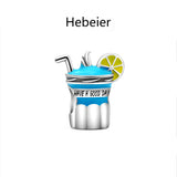 Hebeier Vanilla Lemon Cup S925 Sterling Silver Charm Pendant Beads
