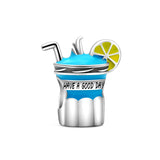 Hebeier Vanilla Lemon Cup S925 Sterling Silver Charm Pendant Beads