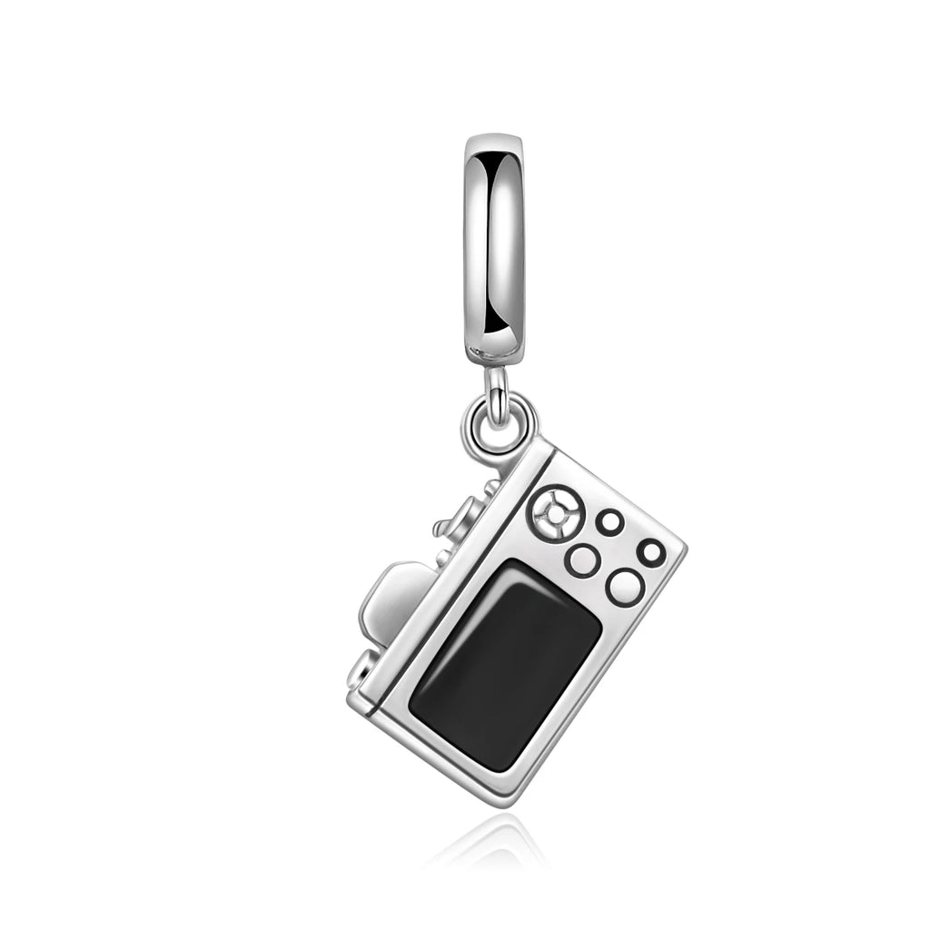Hebeier Vintage Camera Charm Pendant Beads for Jewelry