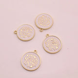 Set of 4 Hebrew Jewish Charms for Good Luck and Protection