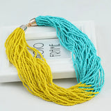 Heeda Exaggeration Multilayer Beads Necklace for Women
