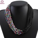Heeda Exaggeration Multilayer Beads Necklace for Women