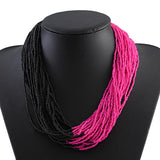 Heeda Exaggeration Multilayer Beads Necklace for Women
