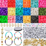 Heishi Clay Beads Flat Round Polymer Clay Loose Spacer Beads