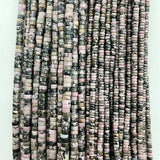 Heishi Undyed Argentina Rhodochrosite Gemstone Beads for Jewelry Making