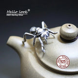 925 Sterling Silver Ant Pendant for Necklace DIY Necklace Accessories