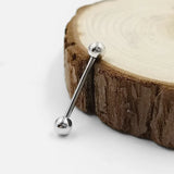 925 Sterling Silver Tongue Piercing Stud Barbells Nipple Ring Eyebrow Nail Body